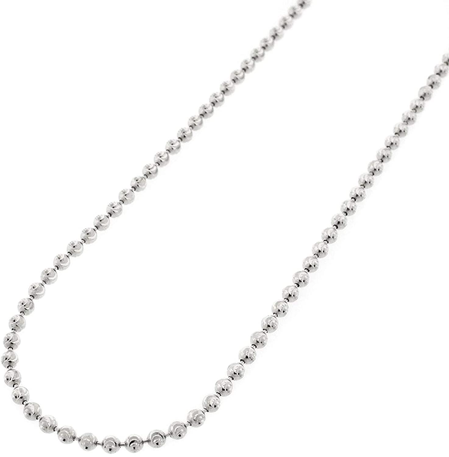 Stainless Steel 22 Inch 2mm Ball Neck Chain Necklace -3290