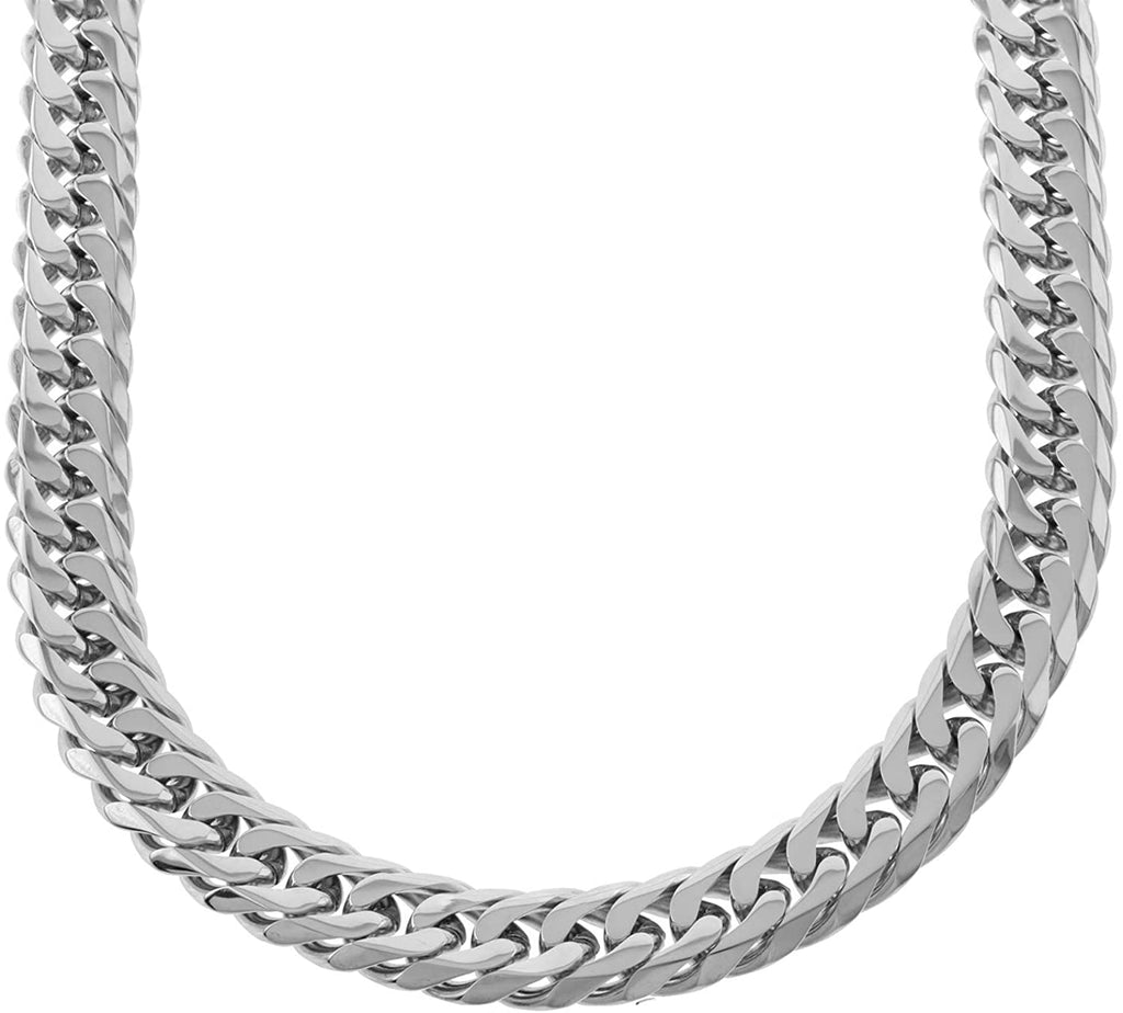 Bling Bling NY Mens Solid Stainless Steel 18.5mm Thick Cuban Link Chain 24" Long