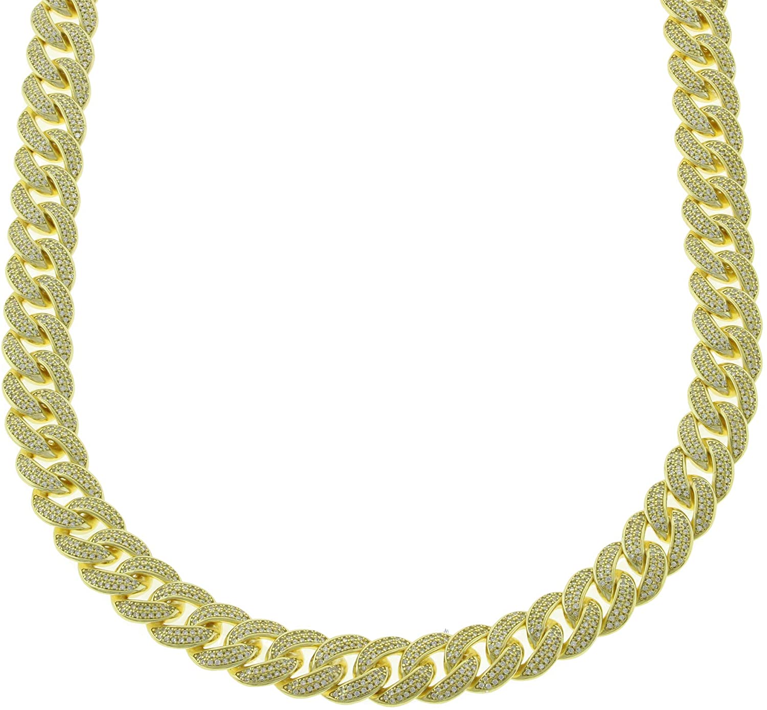 Miami Cuban Link Chain Necklace Real 925 Sterling Silver Sleek Box Clasp  6-12mm