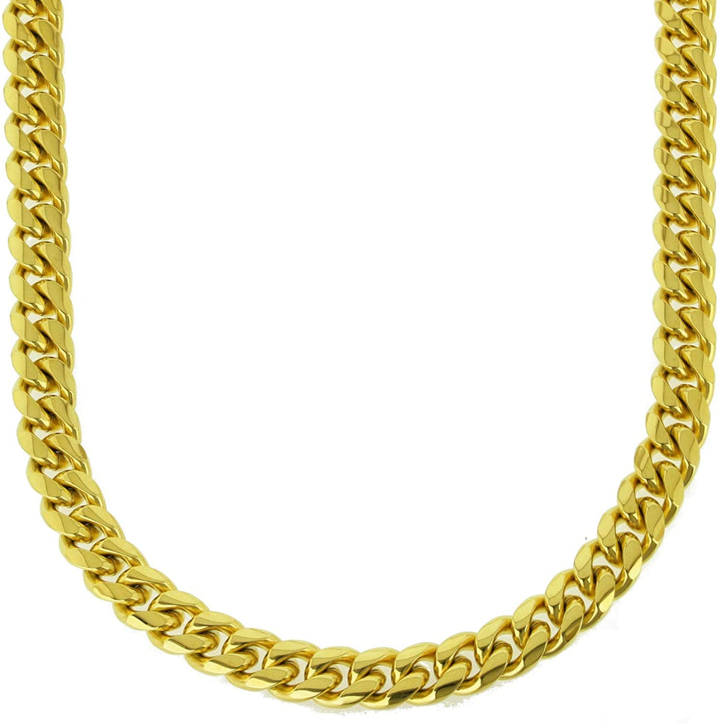 Wholesale Cuban Link Chain Jewelry necklace,6 Pieces